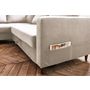 Voir la diapositive 4 : LISA DESIGN Anna - canapé d'angle gauche - 5 places - convertible - en velours