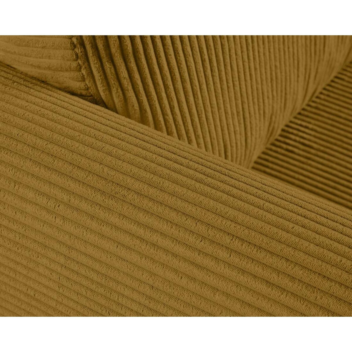 BEST MOBILIER Marilia - canapé 3 places - convertible déplimousse - en velours côtelé