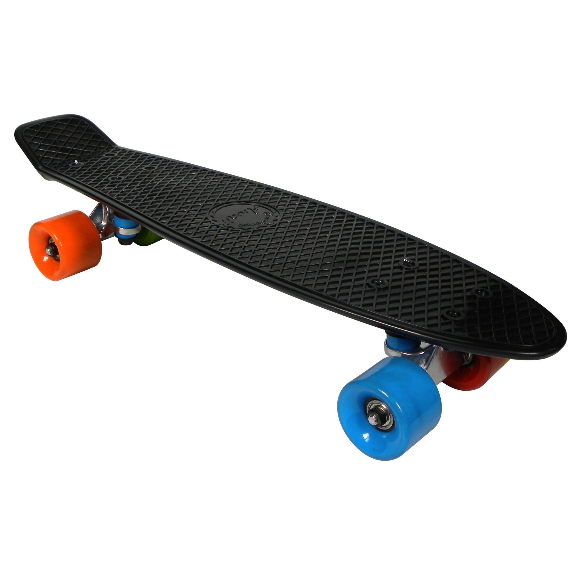 Skateboard Awaii Vintage 22,5'' - Planche Kick Simple - Roues ABEC 7 - Parfait Pour Débutants