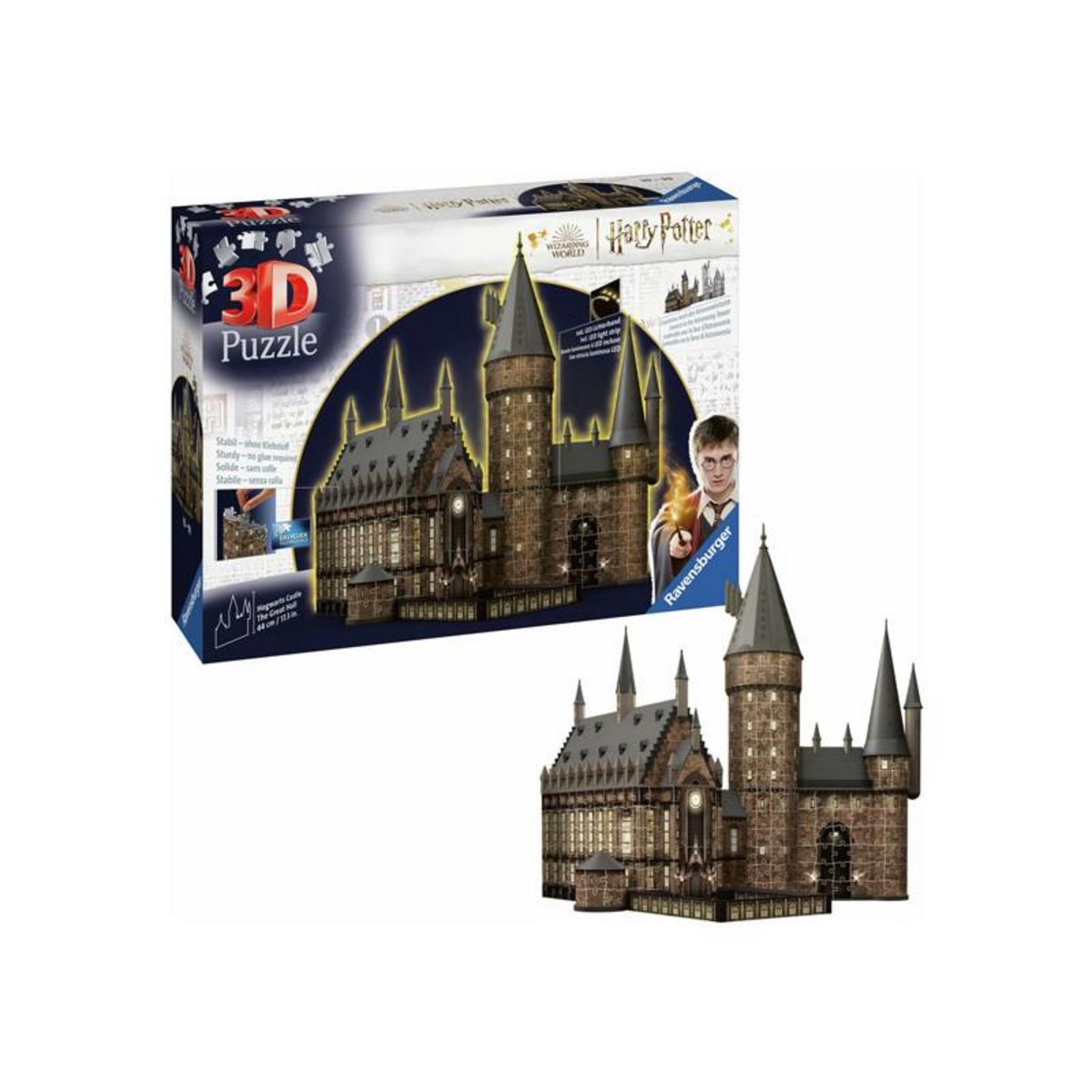 RAVENSBURGER Ravensburger - 3D Puzzle Harry Potter Hogwarts The Great Hall (Night Edition 115501