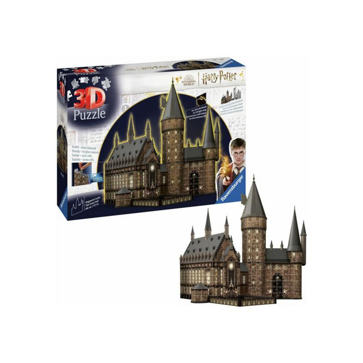 RAVENSBURGER Ravensburger - 3D Puzzle Harry Potter Hogwarts The Great Hall (Night Edition 115501