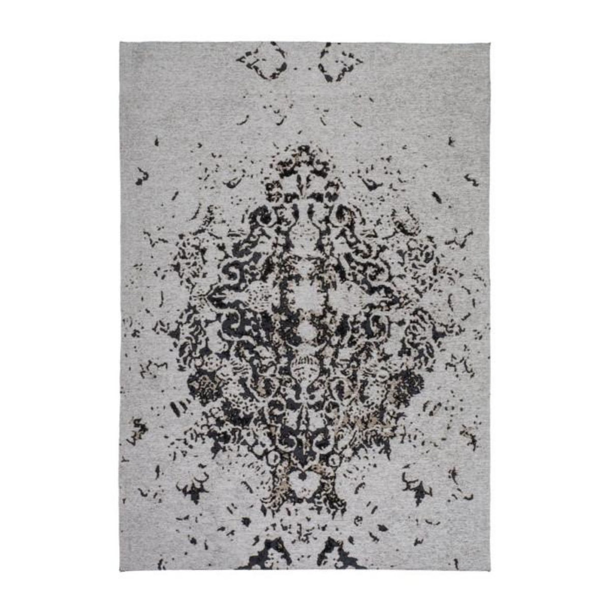 Paris Prix Tapis à Poils Courts Fait Main  Ballerina  Gris