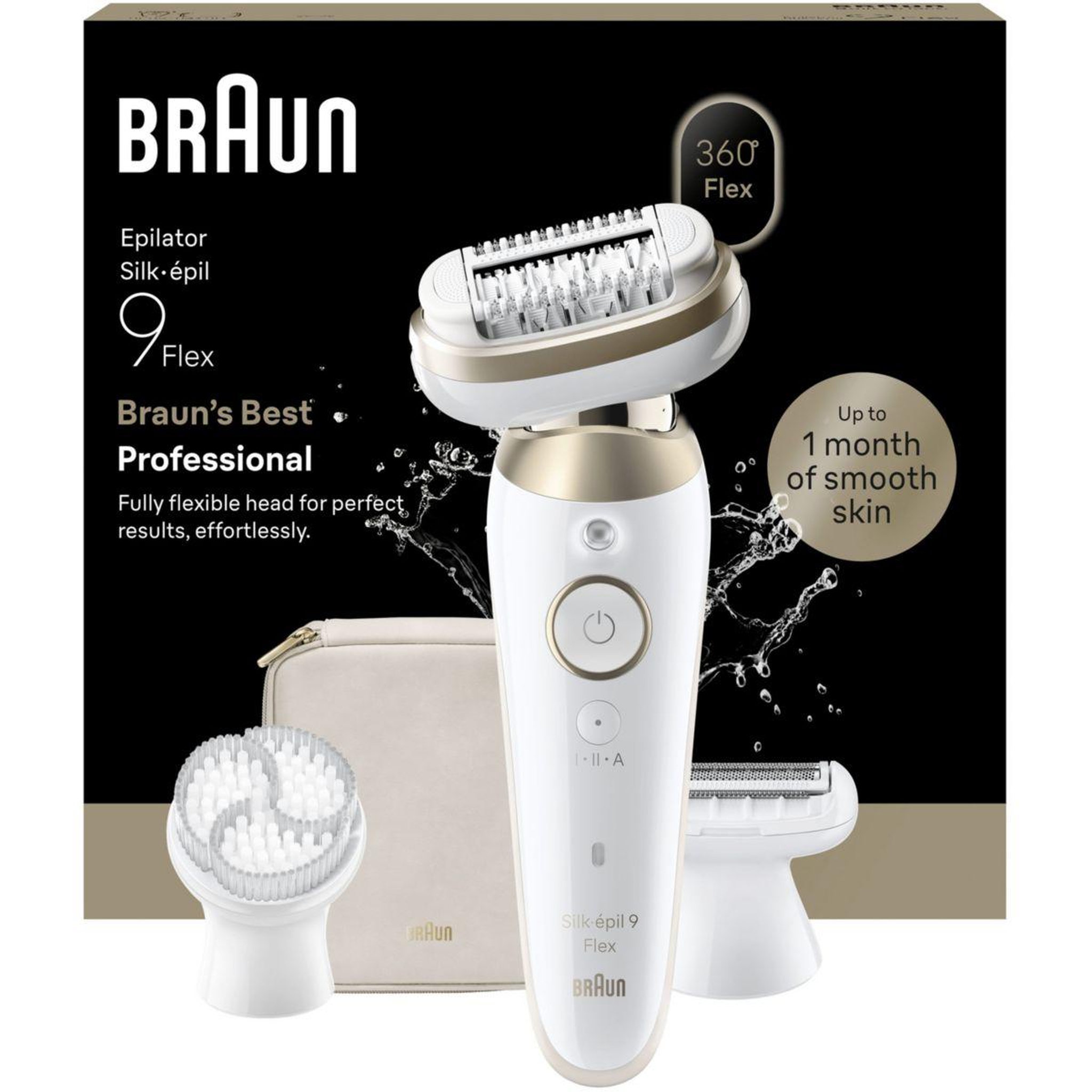 BRAUN Epilateur électrique Silk-épil SES 9-060 3D Flex