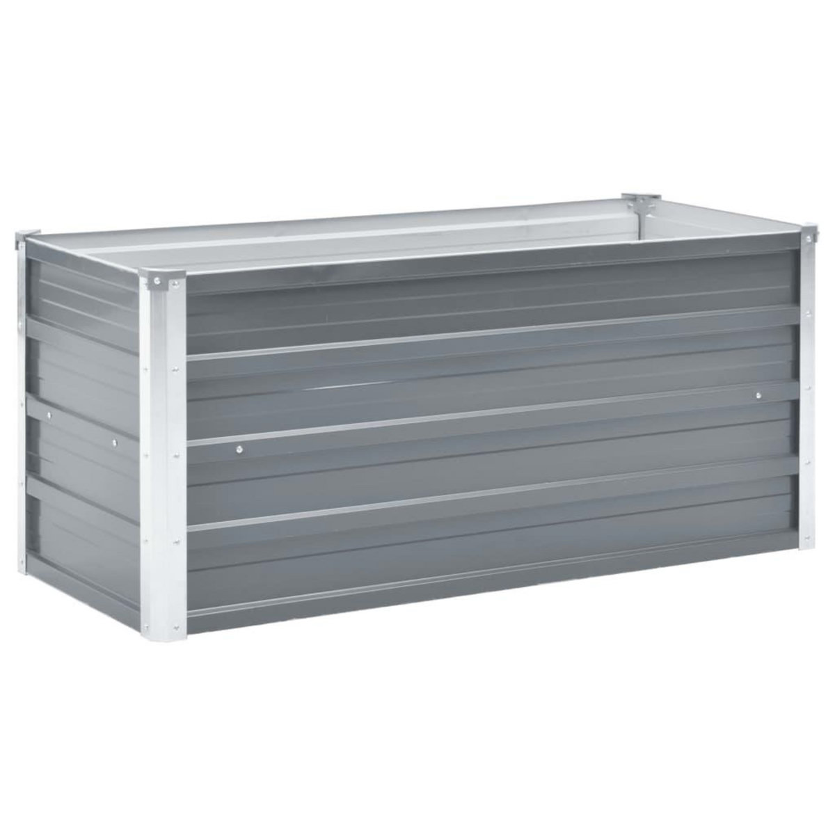 VIDAXL Lit sureleve de jardin Acier galvanise 100x40x45 cm Gris