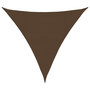 Voir la diapositive 2 : VIDAXL Voile d'ombrage 160 g/m^2 Marron 4,5x4,5x4,5 m PEHD