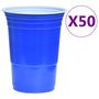 Voir la diapositive 3 : VIDAXL Ensemble de table de bière pong 0,5 L Plastique