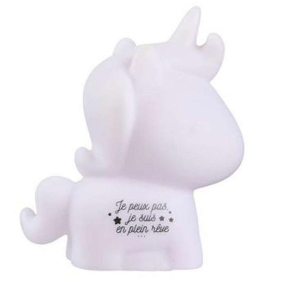 Paris Prix Veilleuse Enfant à Poser  Licorne  10cm Blanc
