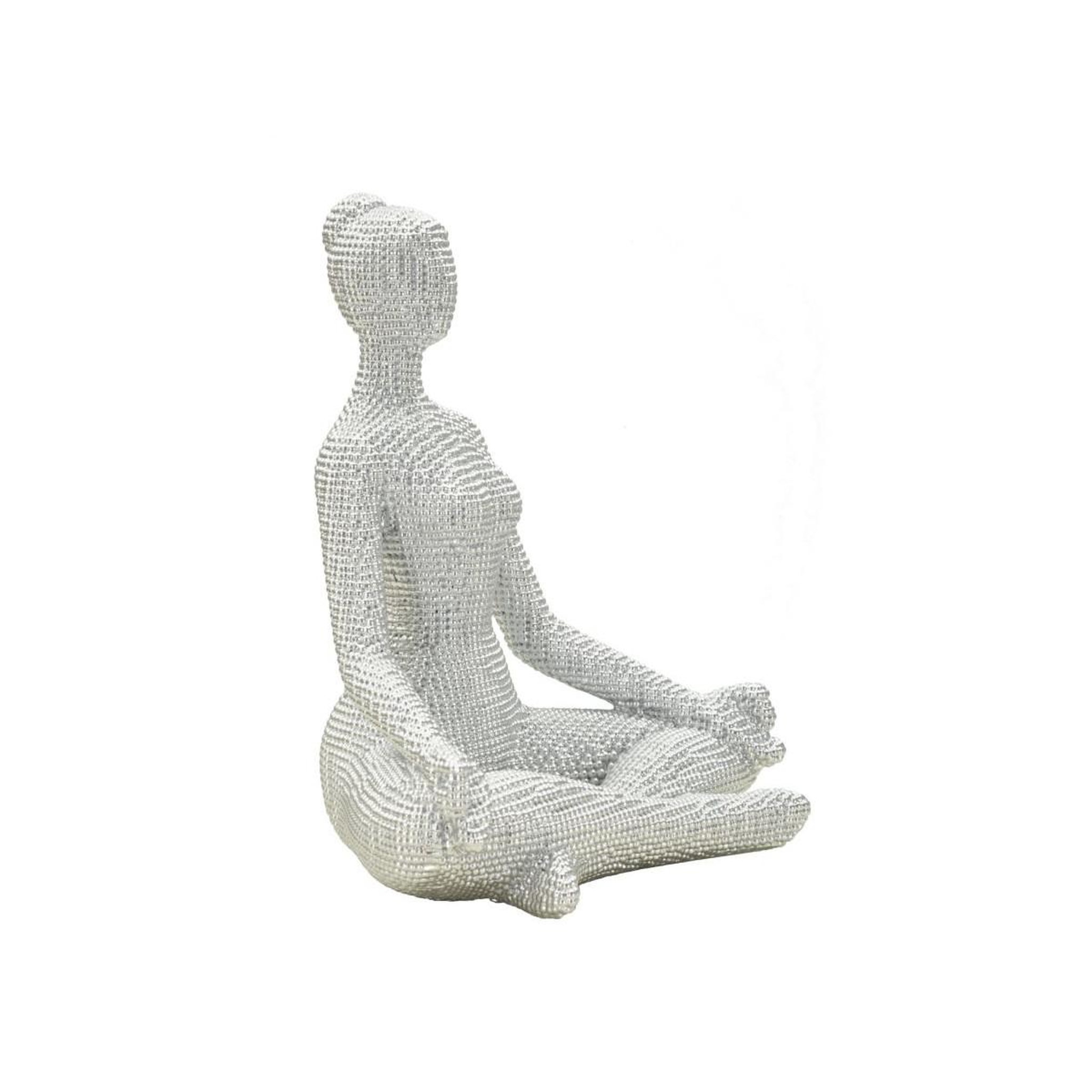 Voir la diapositive 4 : Paris Prix Statuette yoga femme  donnina  23cm argent