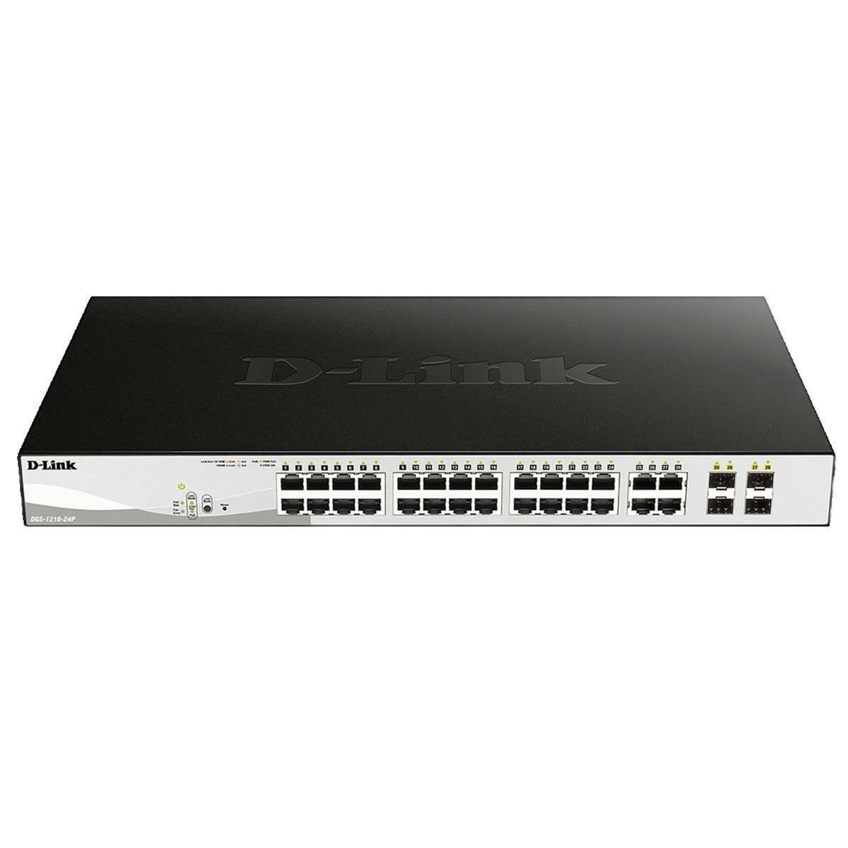 D-Link Switch D-Link DGS-1210-24P - 24 ports PoE+ gigabit + 4 ports combo SFP