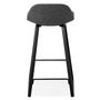 Voir la diapositive 5 : Paris Prix Tabouret de Bar  Talik  86cm Gris Foncé & Noir