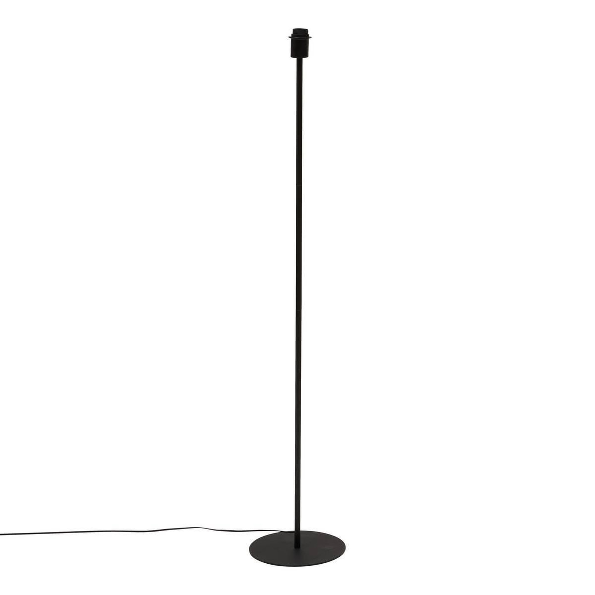 ATMOSPHERA Pied de lampadaire en métal  galia  133cm noir
