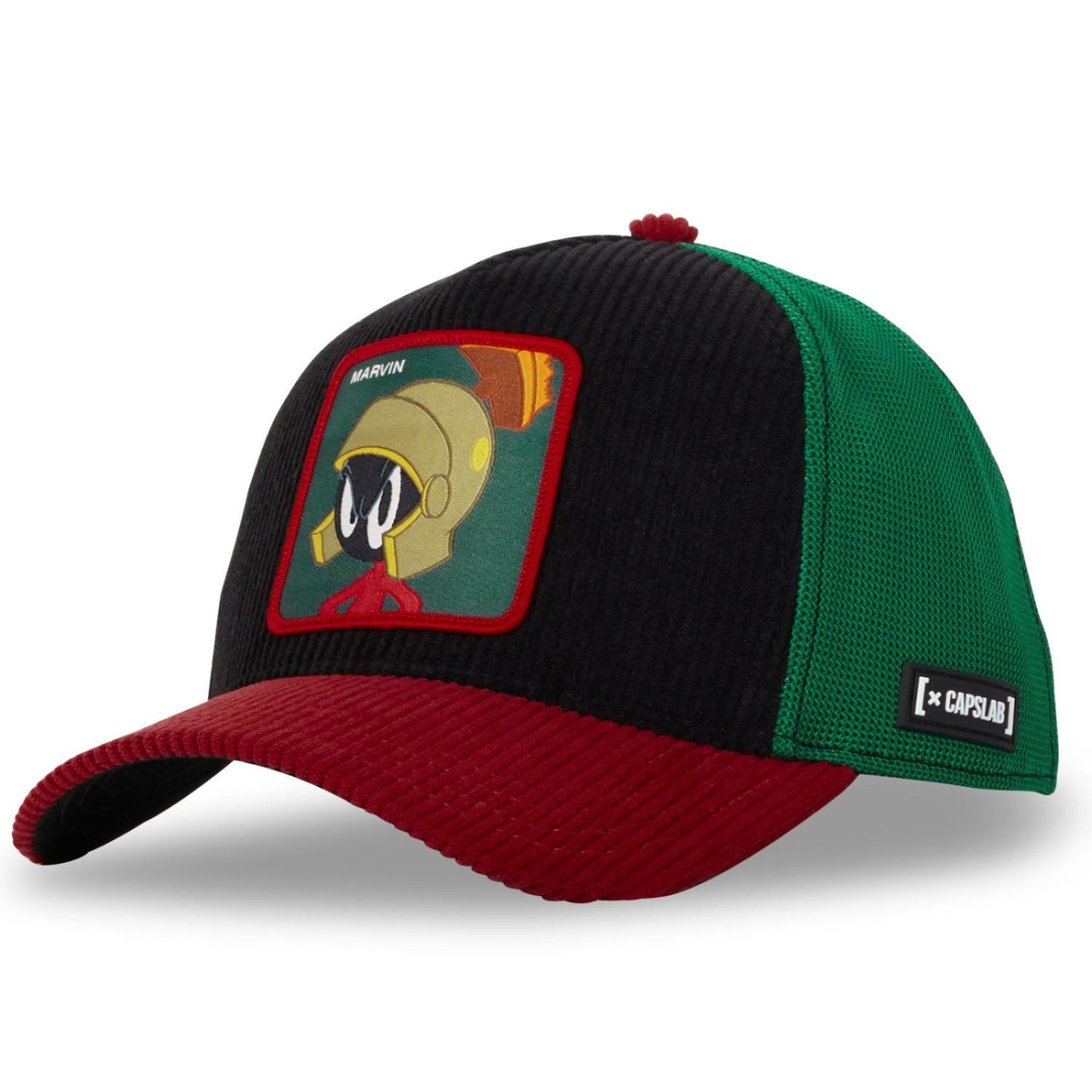 Voir la diapositive 1 : CAPSLAB Casquette homme trucker en velours finitions premium Looney Tunes Mar