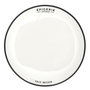 Voir la diapositive 1 : Paris Prix Lot de 6 Assiettes Plates  Épicerie  27cm Blanc