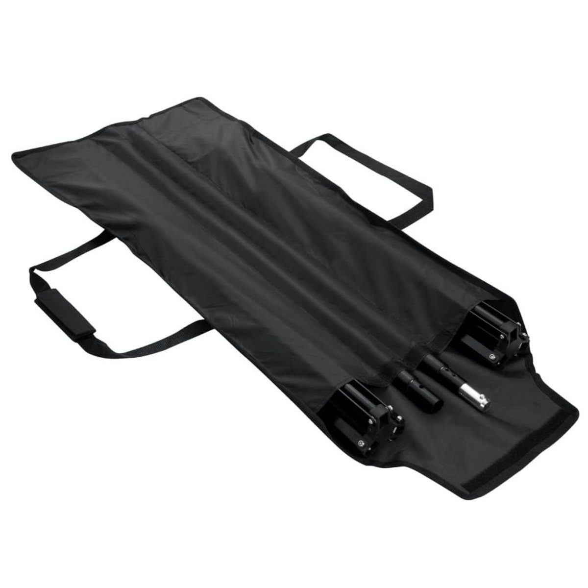 VIDAXL Systeme de support de toile de fond 300 x 300 cm Noir