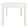 Voir la diapositive 4 : VIDAXL Table basse Blanc 80x50x40 cm Bois massif de pin