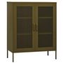 Voir la diapositive 2 : VIDAXL Armoire de rangement Vert olive 80x35x101,5 cm Acier