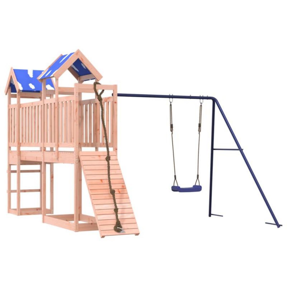 VIDAXL Aire de jeux d extérieur bois massif de douglas