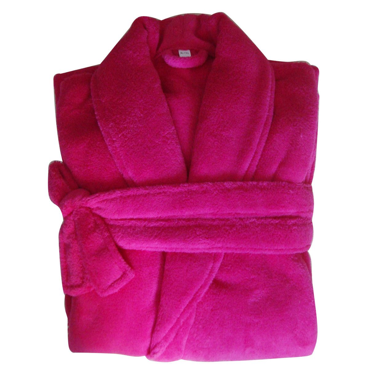 Peignoir uni microfibre