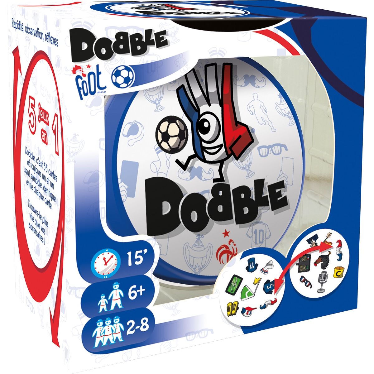 ASMODEE Jeu Dobble FFF