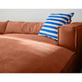 Voir la diapositive 4 : LISA DESIGN Ela - canapé d'angle droit 4 places - en tissu velours relief