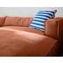Voir la diapositive 4 : LISA DESIGN Ela - canapé d'angle droit 4 places - en tissu velours relief