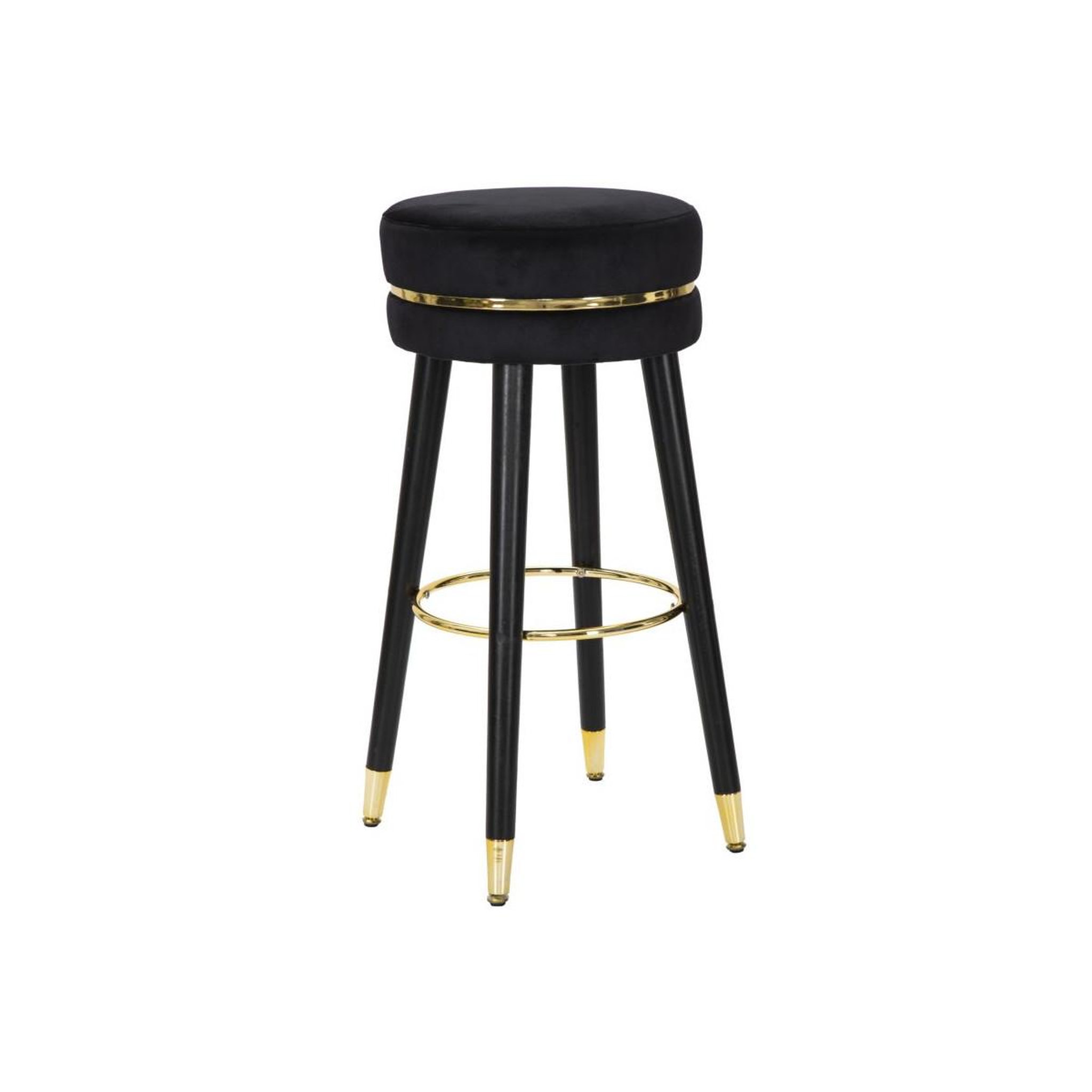 Paris Prix Tabouret de bar design  paris  74cm noir & or