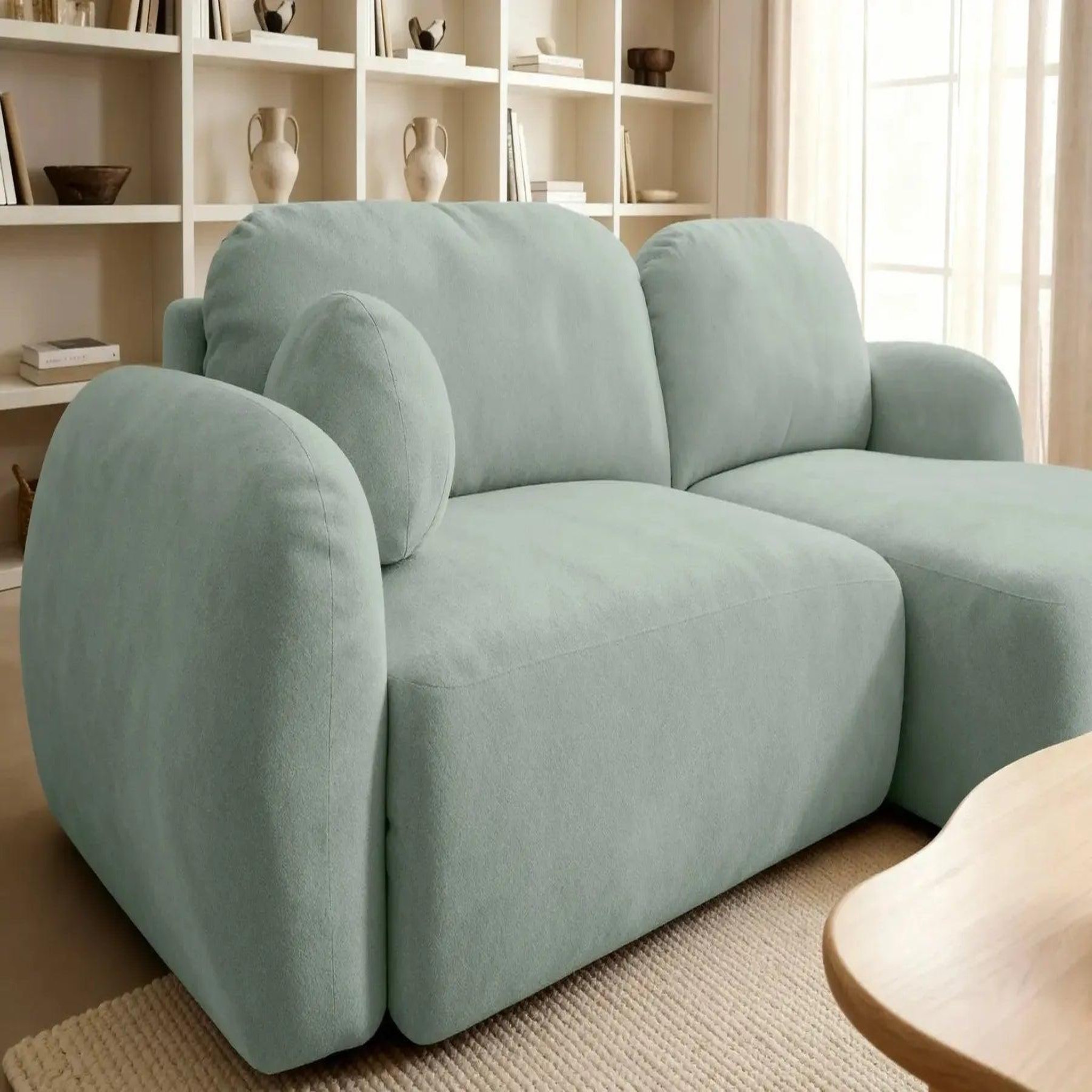 Voir la diapositive 4 : CASANOVA PARIS Martin - canapé d'angle tissu chenille