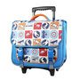 Voir la diapositive 2 : Bagtrotter BAGTROTTER Cartable à roulettes 38 cm Phileas Bleu Skateur