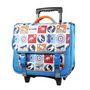 Voir la diapositive 2 : Bagtrotter BAGTROTTER Cartable à roulettes 38 cm Phileas Bleu Skateur