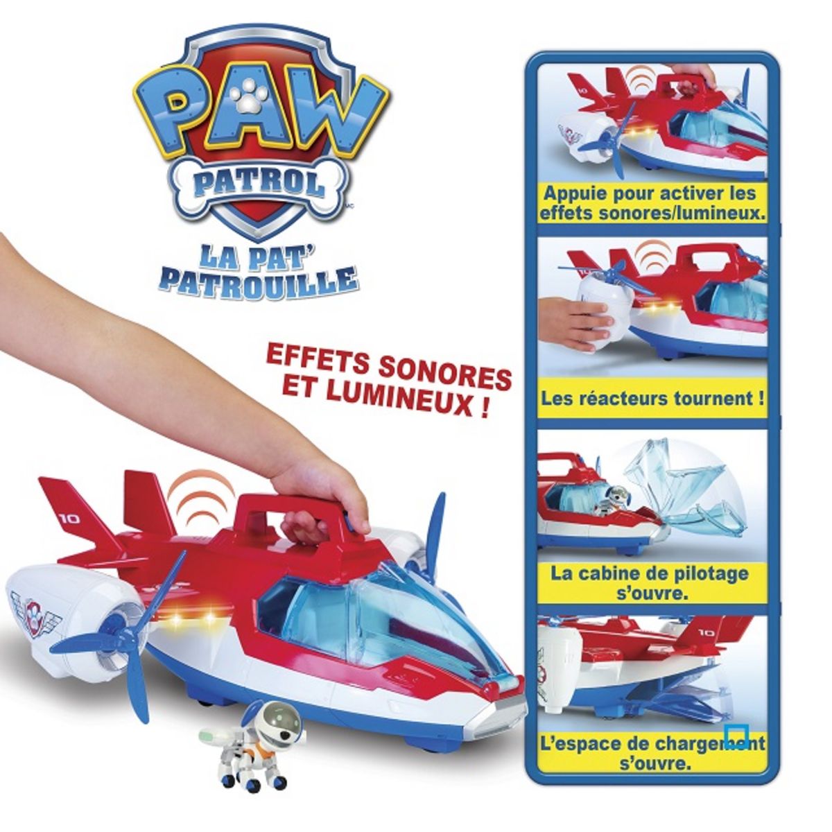 SPIN MASTER Avion Air Patrouilleur Pat Patrouille