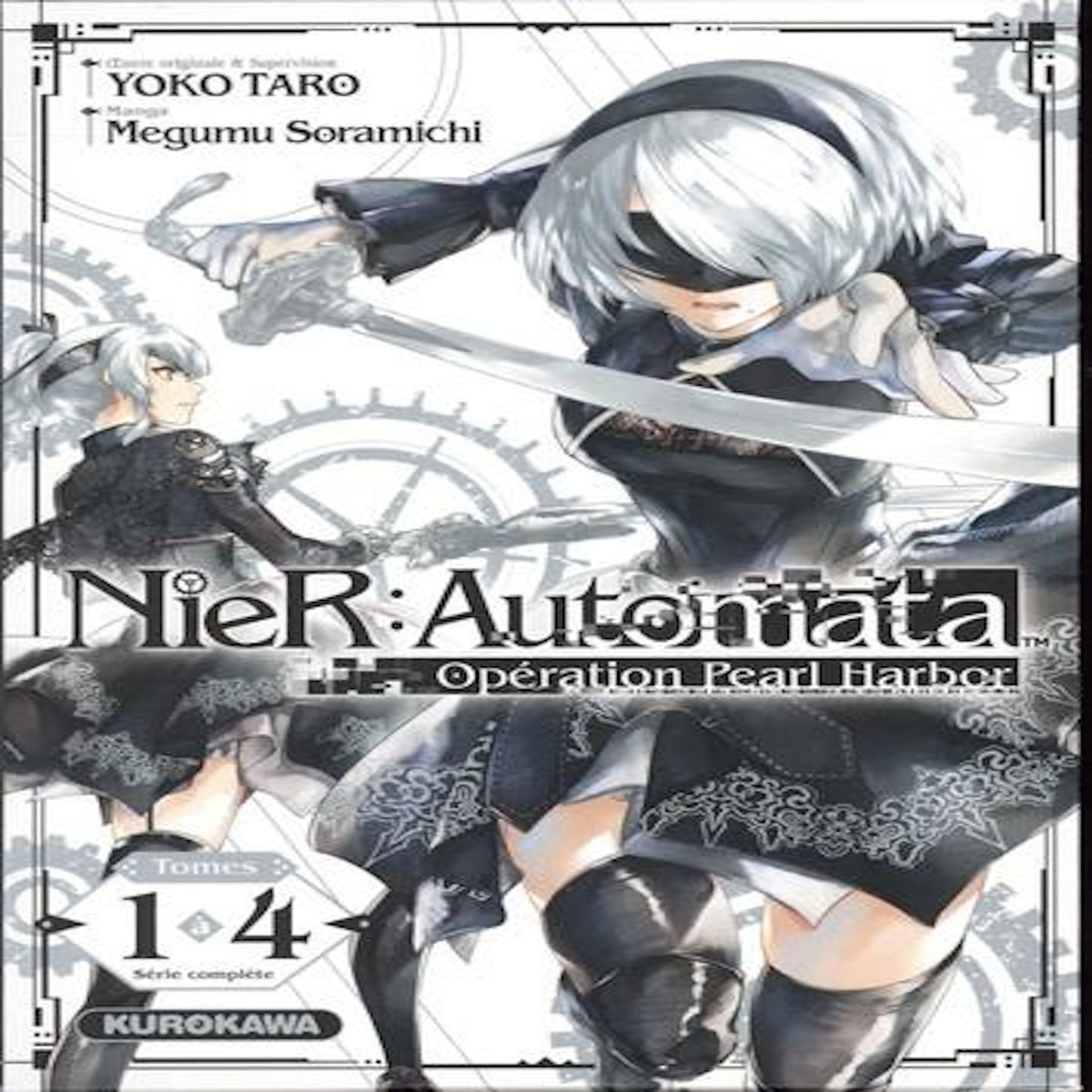 NIER : AUTOMATA, OPERATION PEARL HARBOR INTEGRALE : COFFRET EN 4 VOLUMES : TOMES 1 A 4. AVEC 2 EX-LIBRIS EN CADEAU, Taro Yoko