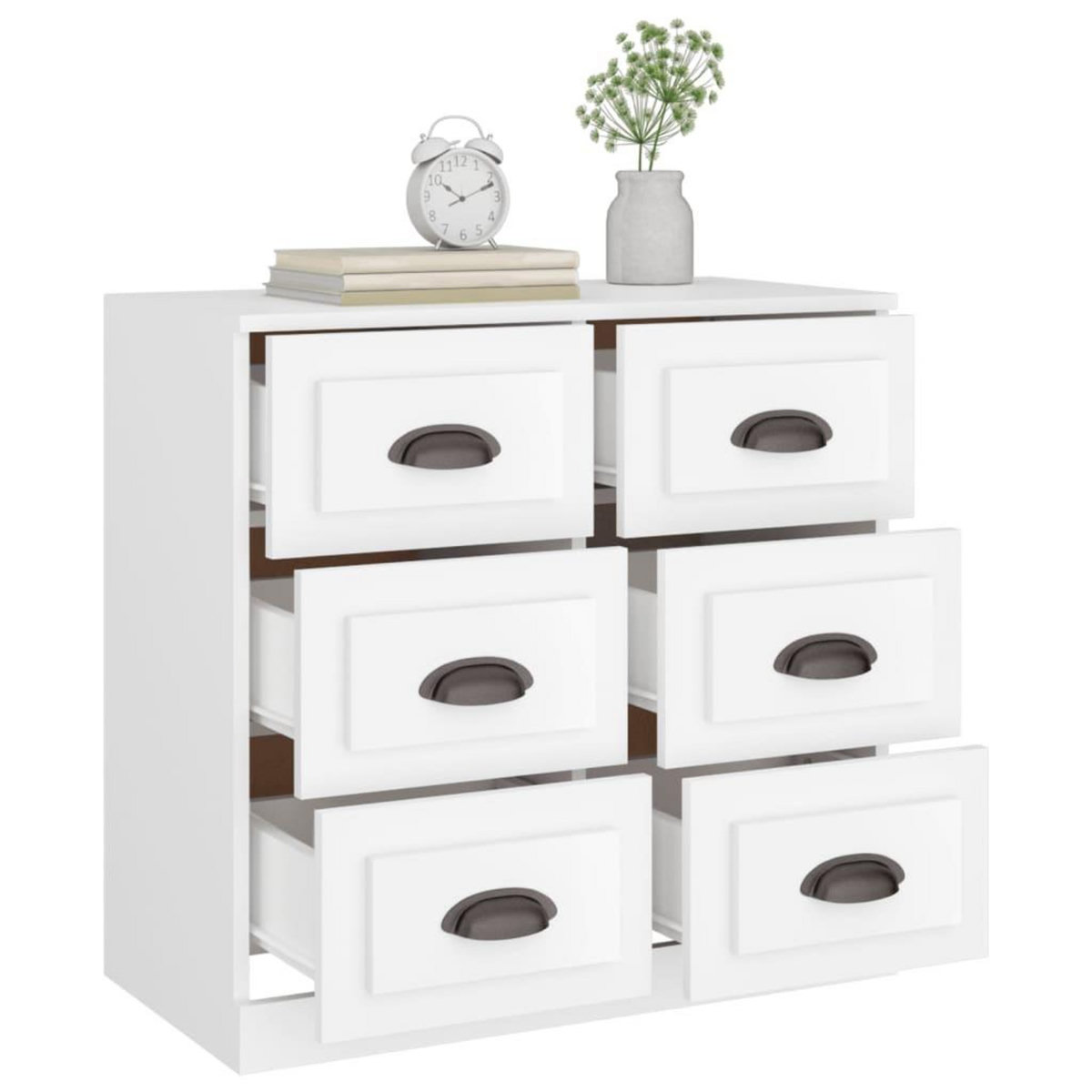 VIDAXL Buffet blanc 70x35,5x67,5 cm bois d'ingenierie