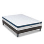 Voir la diapositive 1 : HYPSOM HYPSOM | Ensemble MONTESQUIEU | Matelas Ressorts ensachés + Sommier Bois