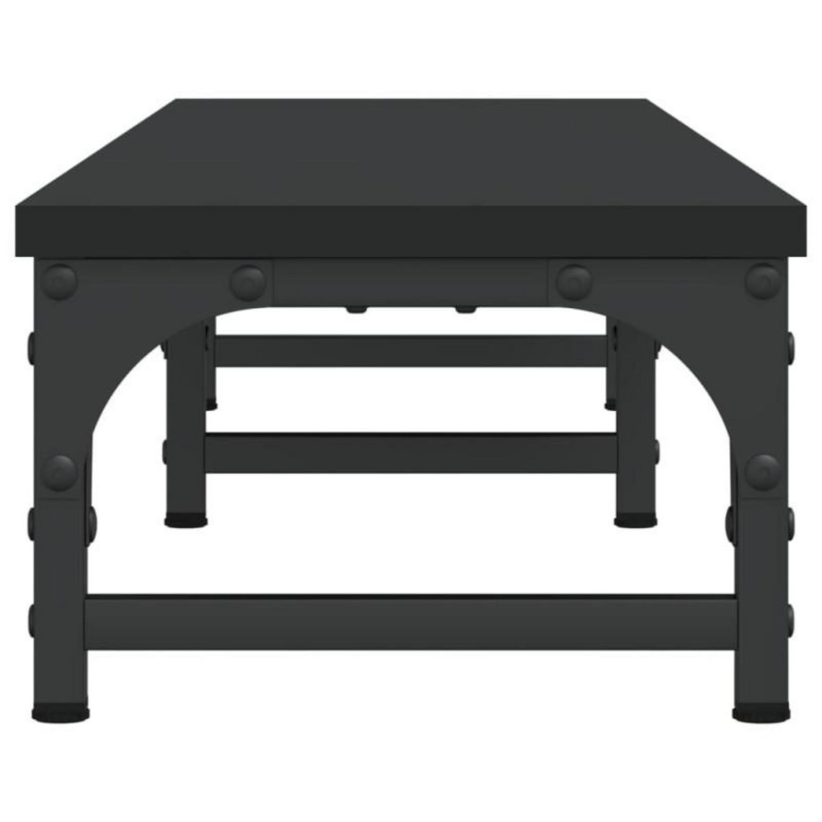 VIDAXL Support de moniteur noir 105x23x15,5 cm bois d ingénierie