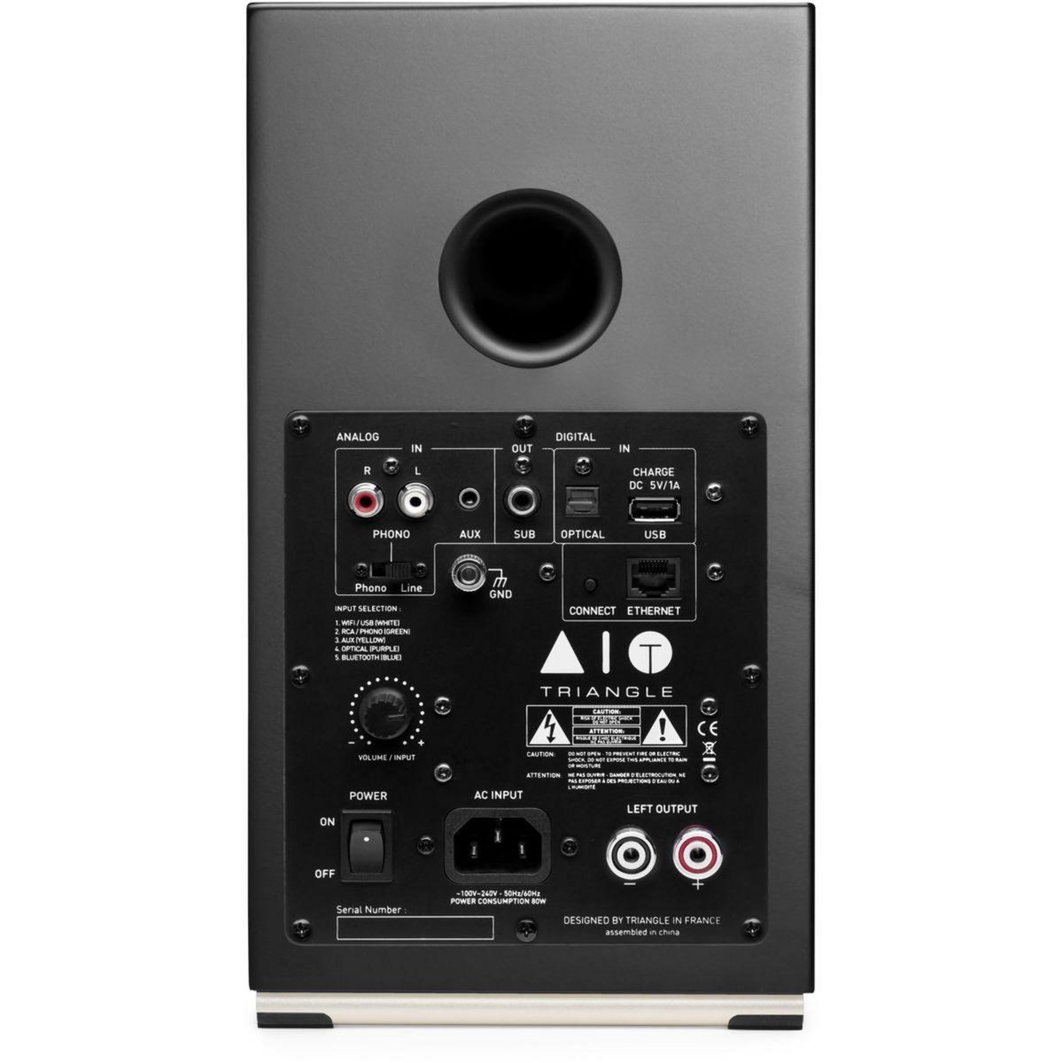 Triangle Enceinte résidentielle AIO TWIN Noir