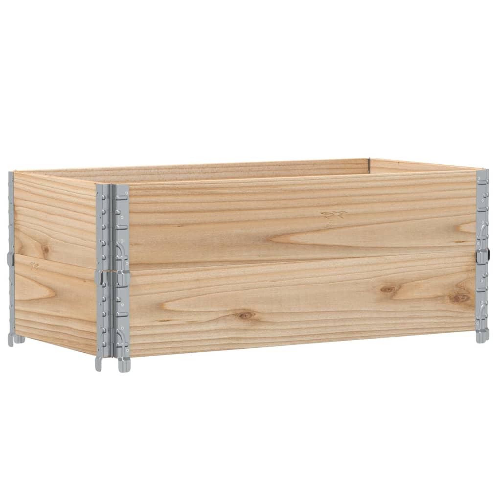 Voir la diapositive 2 : VIDAXL Jardiniere 100x50 cm bois de pin massif