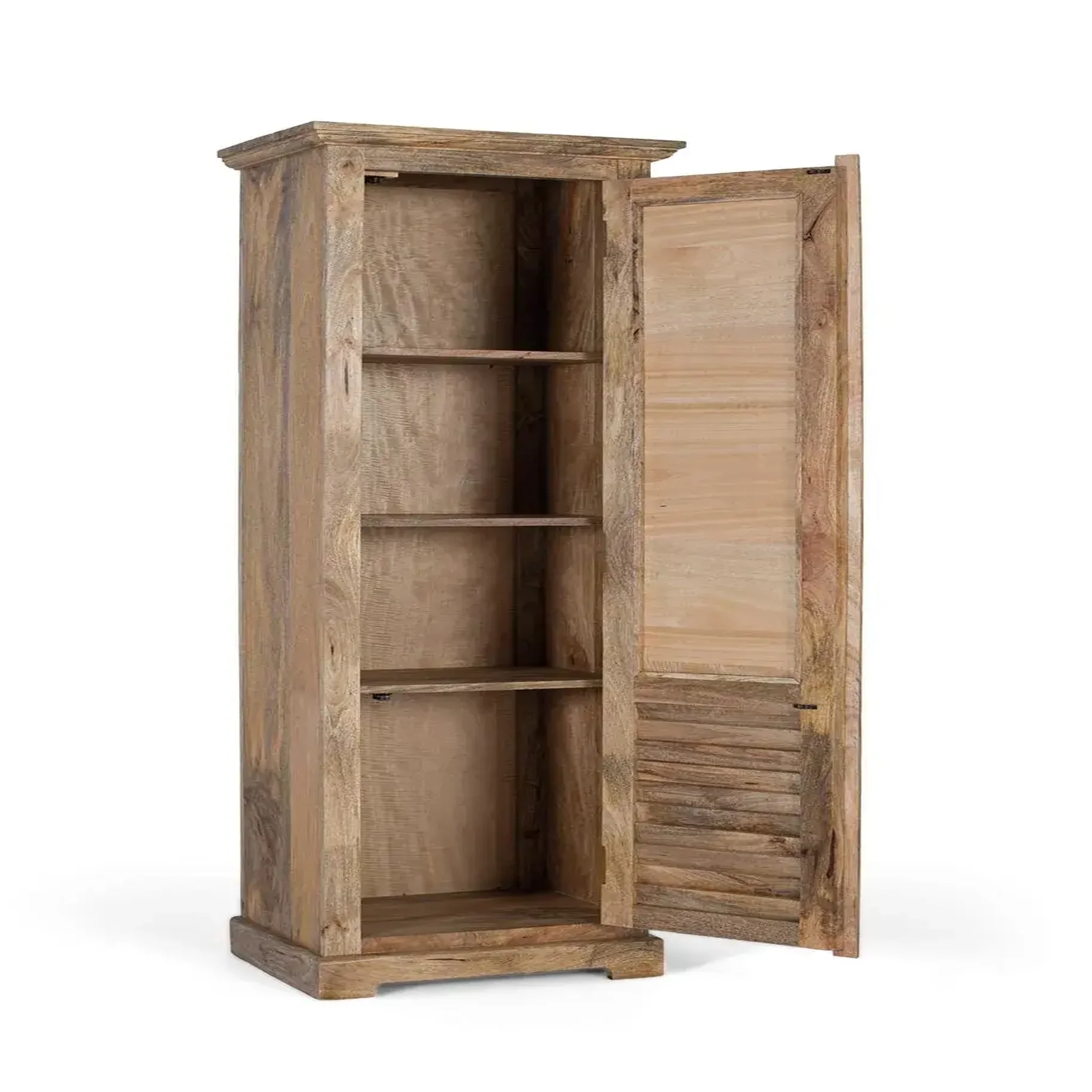 Voir la diapositive 2 : GINER Y COLOMER SL Armoire en bois de manguier 55cm style ethnique colonial