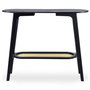 Voir la diapositive 3 : Paris Prix Console Design Avec Cannage  Coralie  100cm Noir