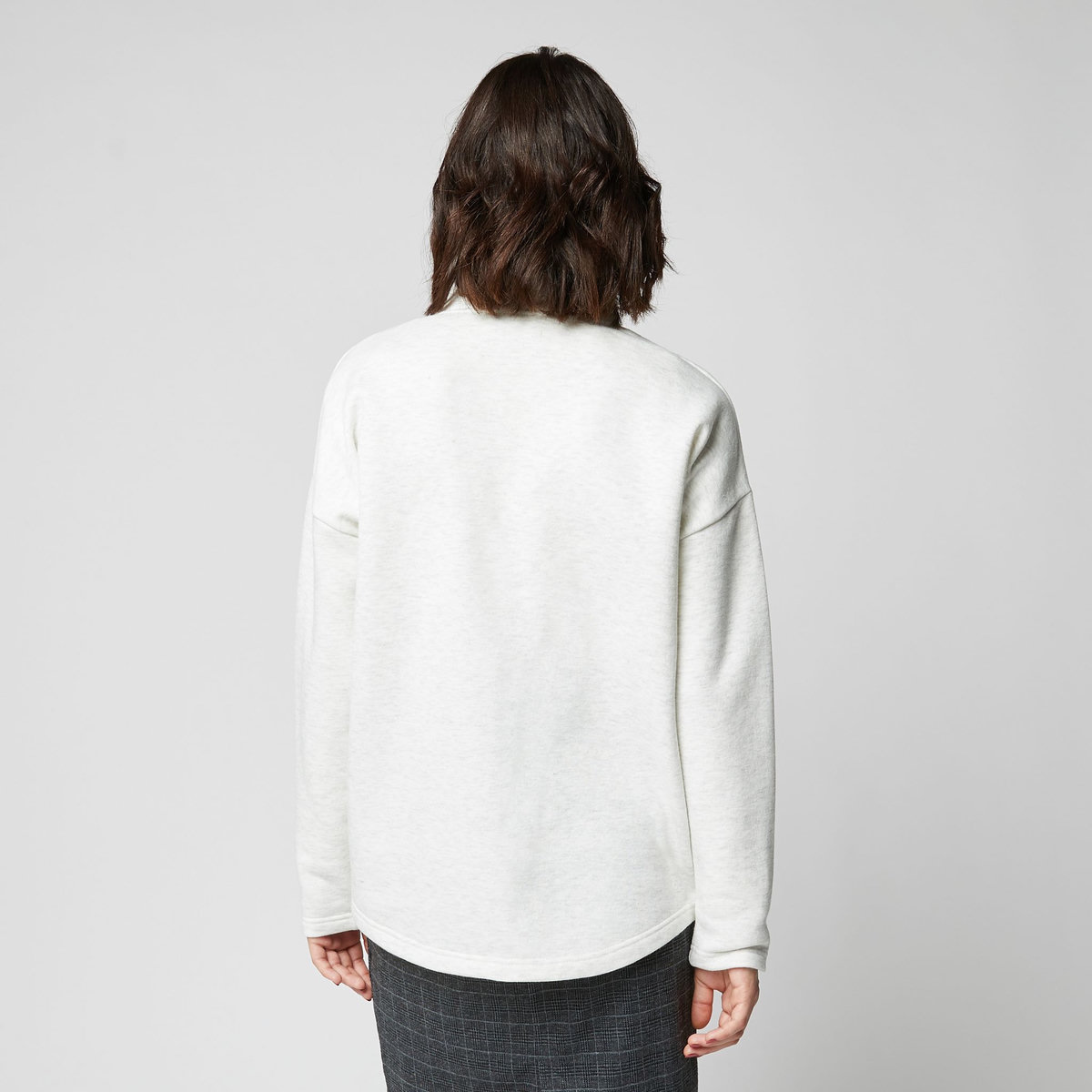 INEXTENSOSPORT Sweat de sport col montant écru femme