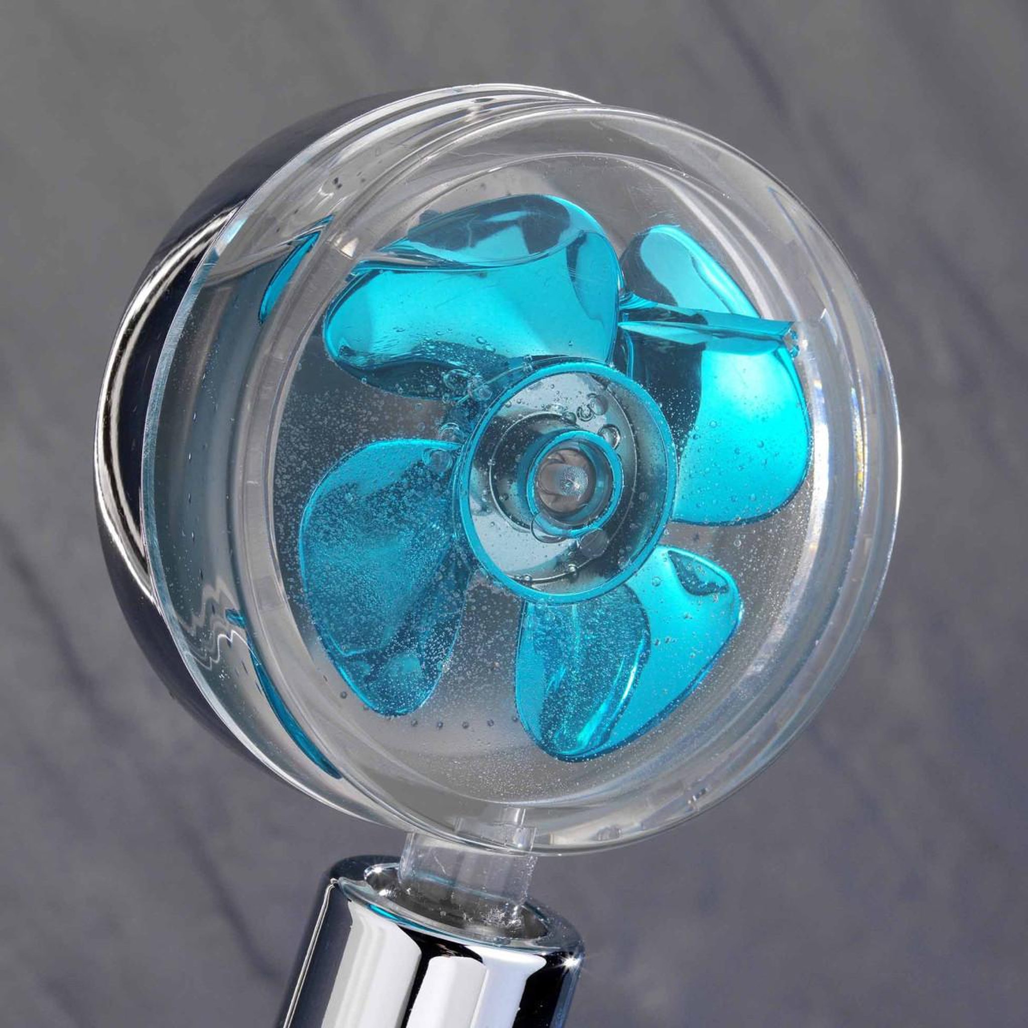 Voir la diapositive 3 : Douceur d'Intérieur Pommeau de Douche à Hélice  Hydro  25cm Transparent
