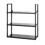 Voir la diapositive 1 : Paris Prix Étagère Murale Design  Gavana  58cm Noir