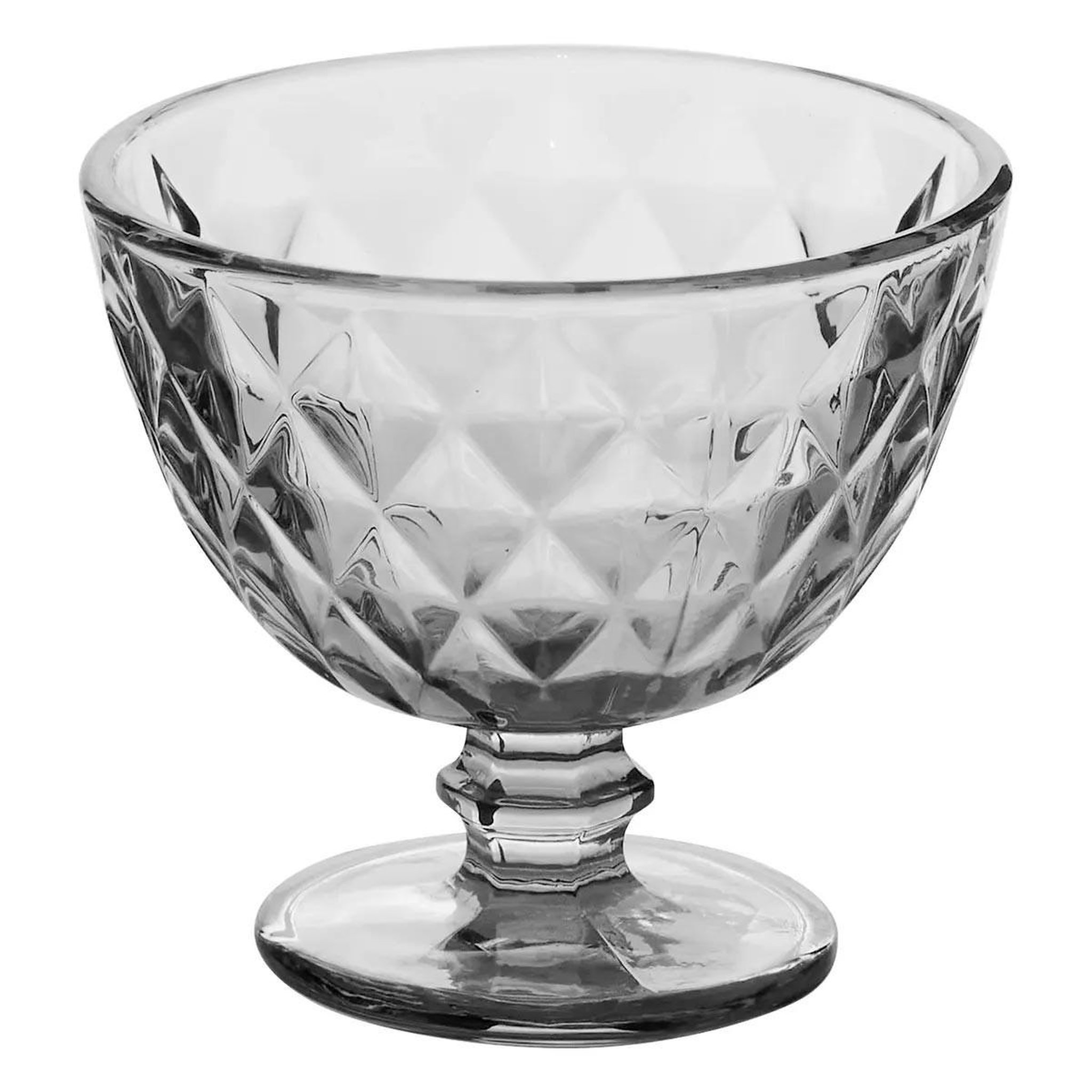 Voir la diapositive 2 : SECRET DE GOURMET Lot de 6 coupes à glace  lea  30cl gris
