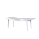  Rallonge de table bois massif L30 cm KAMPEN. Coloris disponibles : Blanc