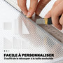 Voir la diapositive 6 : OUTSUNNY Lot de 10 panneaux polycarbonate alvéolaire 4 mm transparent dim. 120L x 60l cm