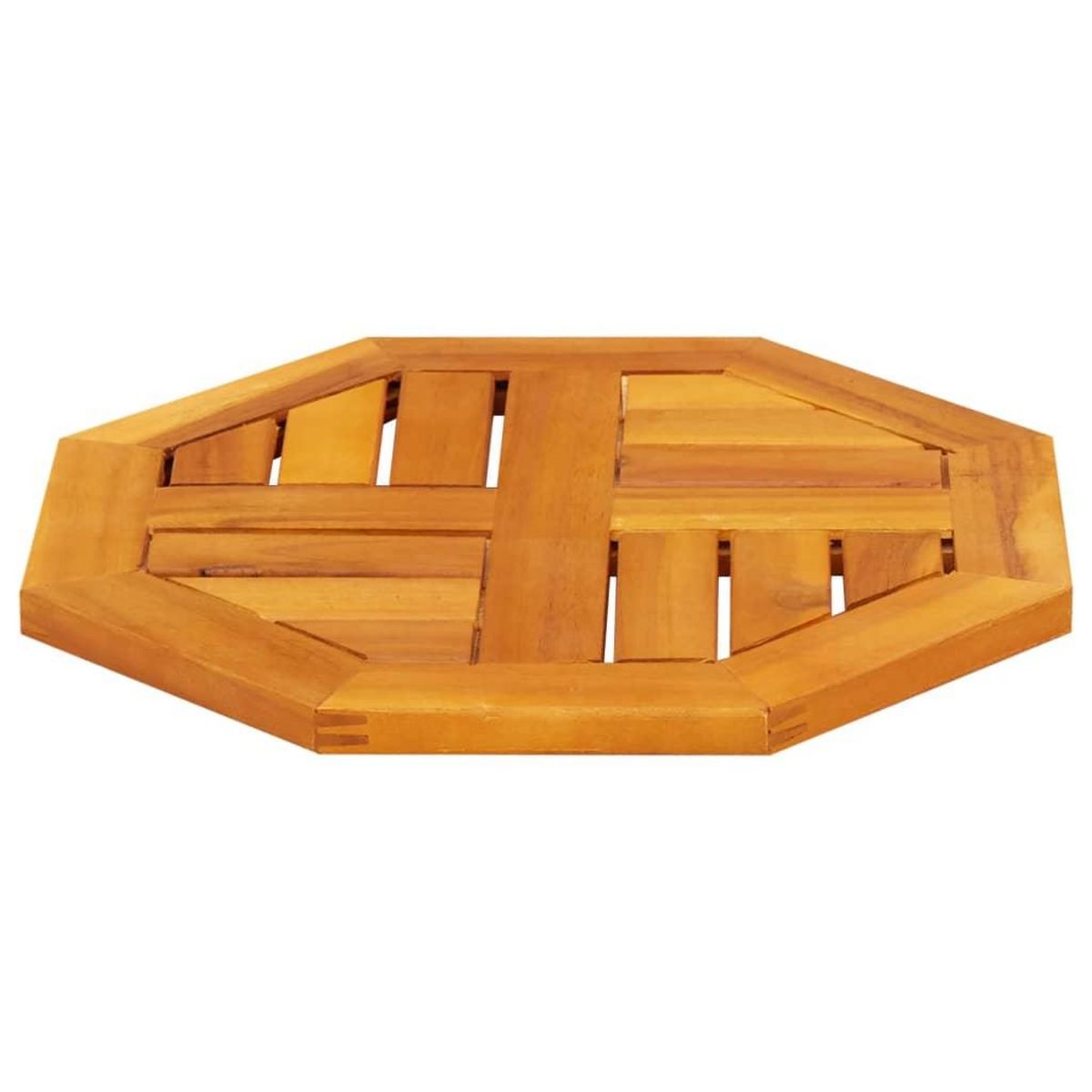 VIDAXL Dessus de table 40x40x2 cm octogonal bois massif d'acacia