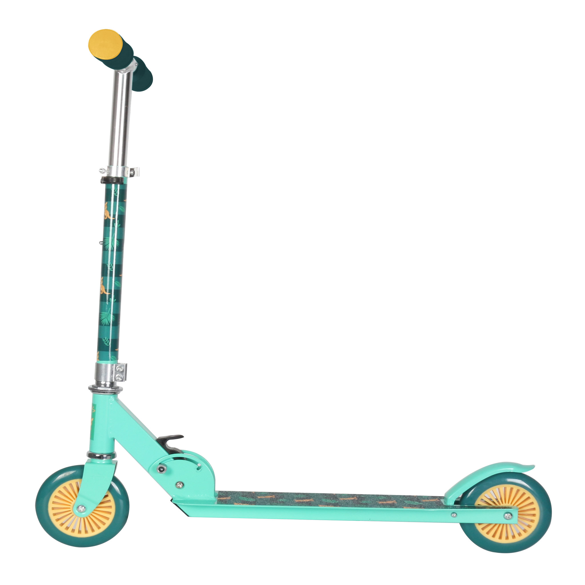 Voir la diapositive 2 : Trottinette pliable 125mm - Bleu