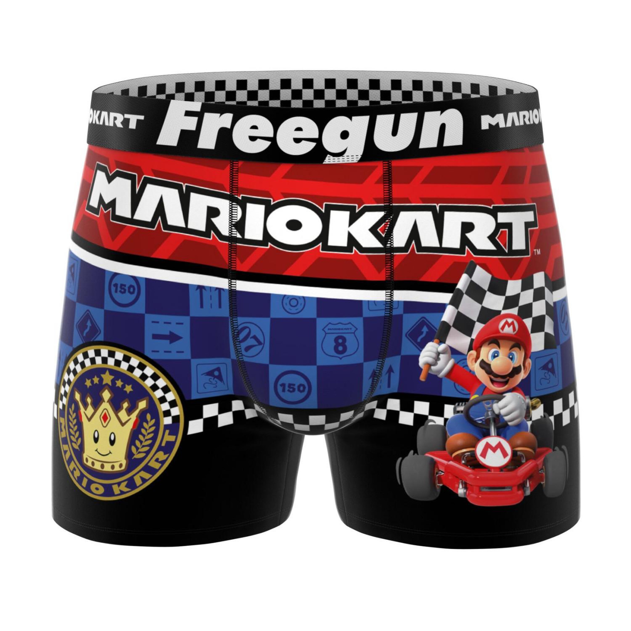 Voir la diapositive 3 : FREEGUN Lot de 3 boxers enfant super mario kart