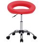 Voir la diapositive 2 : VIDAXL Chaise pivotante a manger Rouge Similicuir