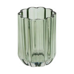 FIVE Gobelet Brosse à Dents en Verre  Floréa  11cm Vert