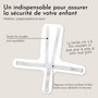 Voir la diapositive 4 : Monsieur Bébé Chaise haute bébé pliable réglable hauteur dossier tablette - Ptit